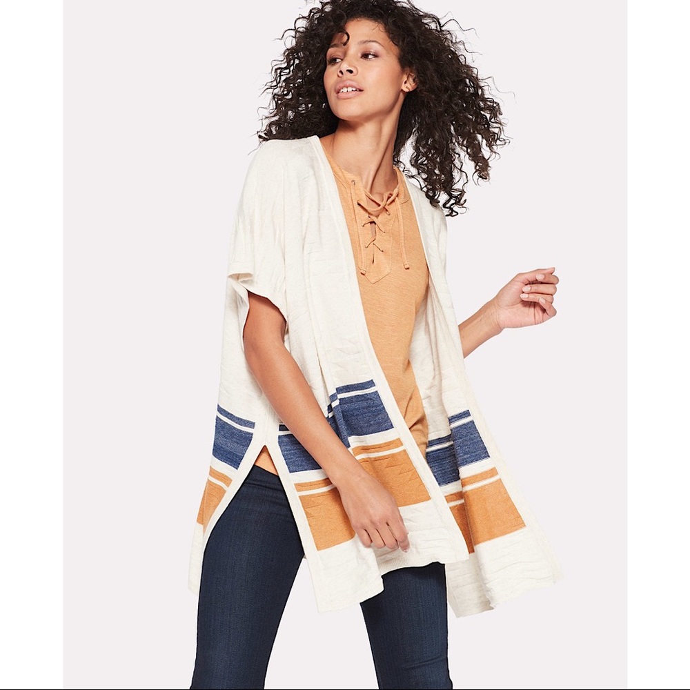 {Pendleton}Diamond Stripe Pima Cape Size Medium